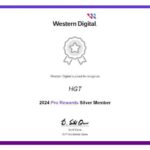 Western Digital Pro Rewards Certificate